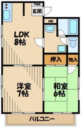 グリーンアベニュー百合ヶ丘の物件間取画像